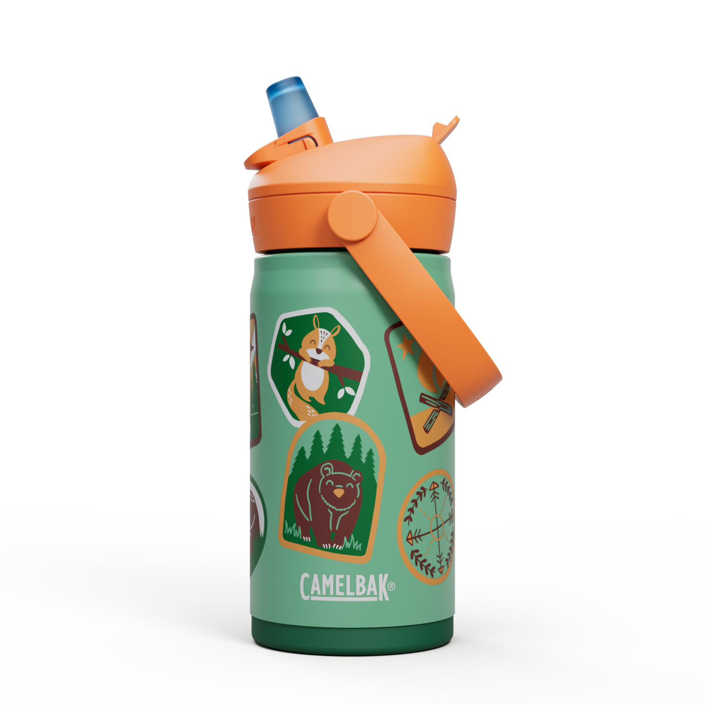 thrivetm-flip-straw-kids-12oz-bottle-insulated-stainless-steel-l3 nswfkxg1wq